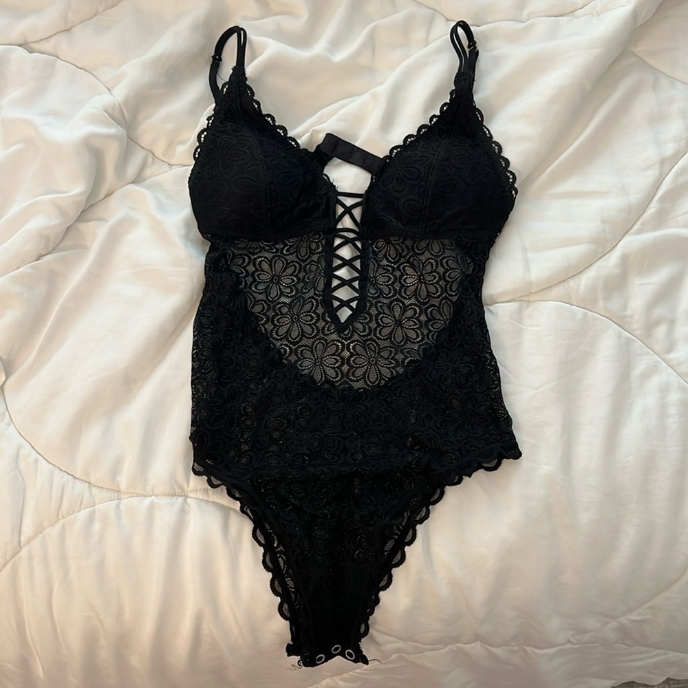 Strappy Lace Bodysuit